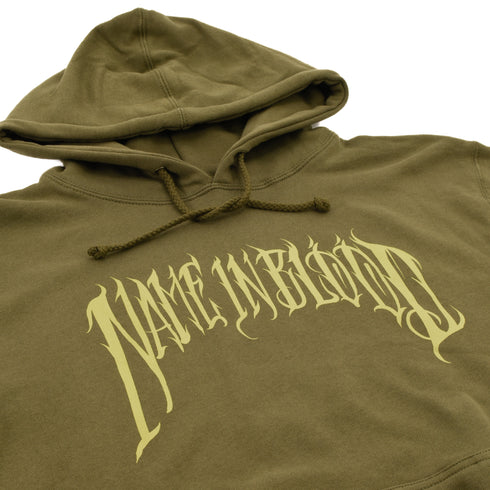 Name In Blood - Goat Hoodie (Green)